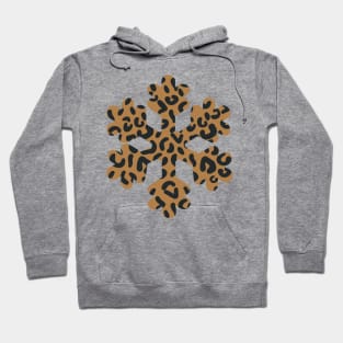 Leopard print snowflake Hoodie
